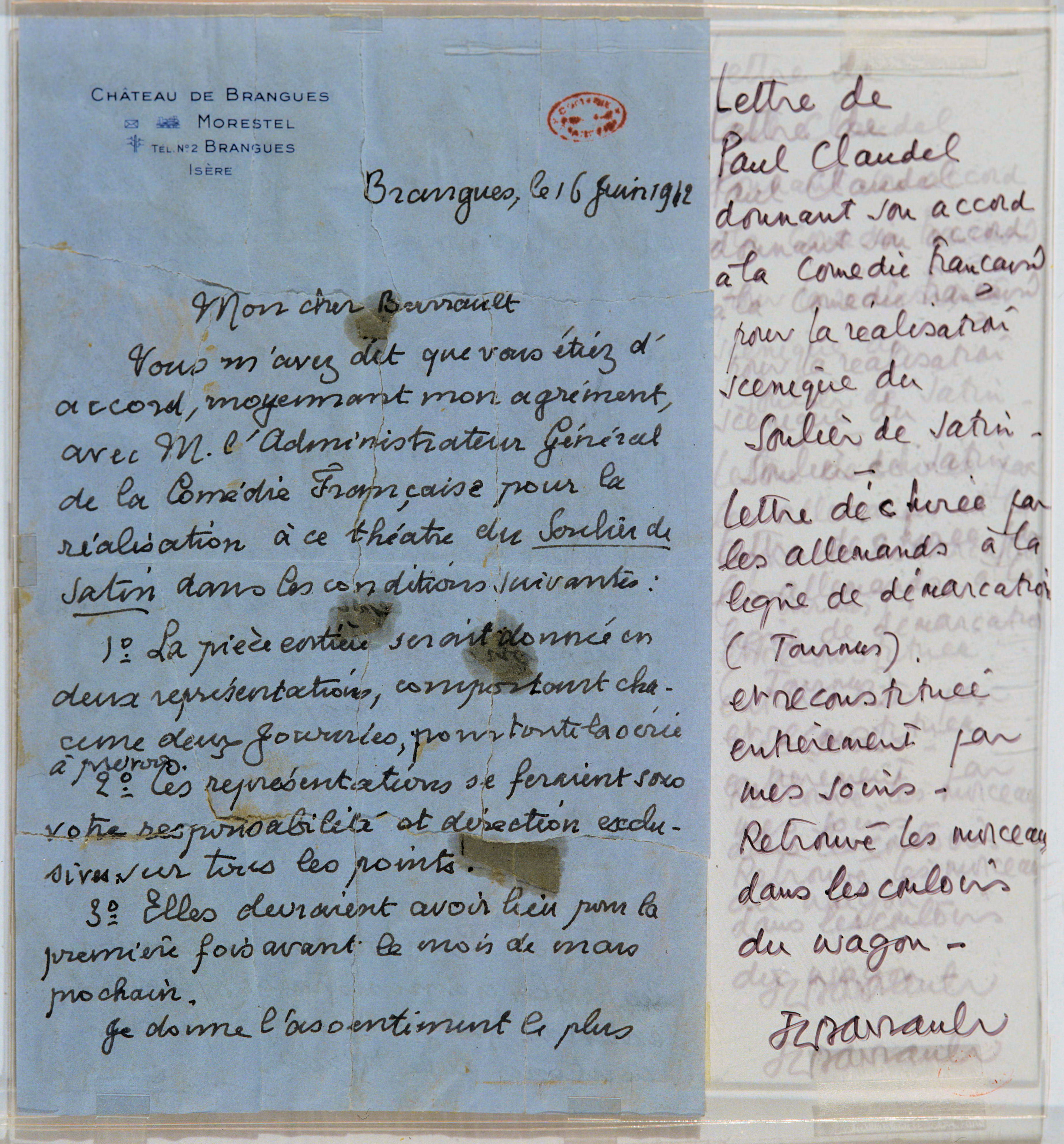 //image/actualités/lettre-de-claudel-a-barrault-pour-le-soulier-1942-photo.-lorette-002-.jpg