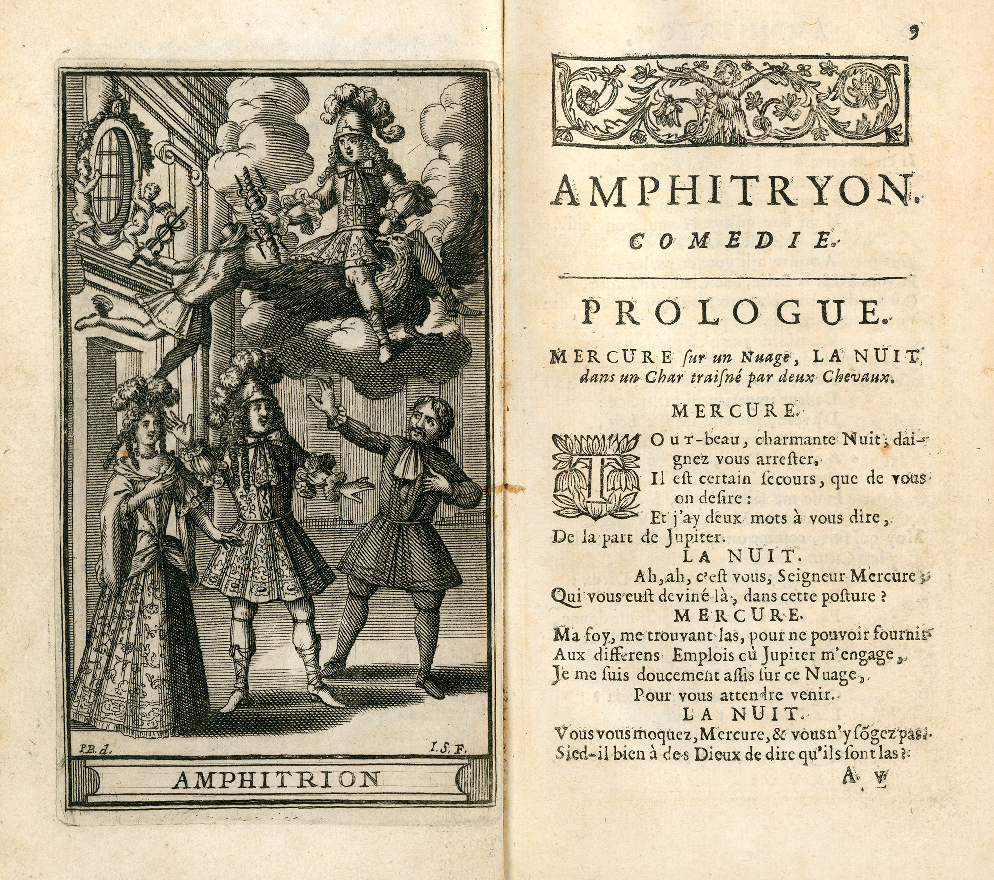 Frontispice et prologue de la pièce
