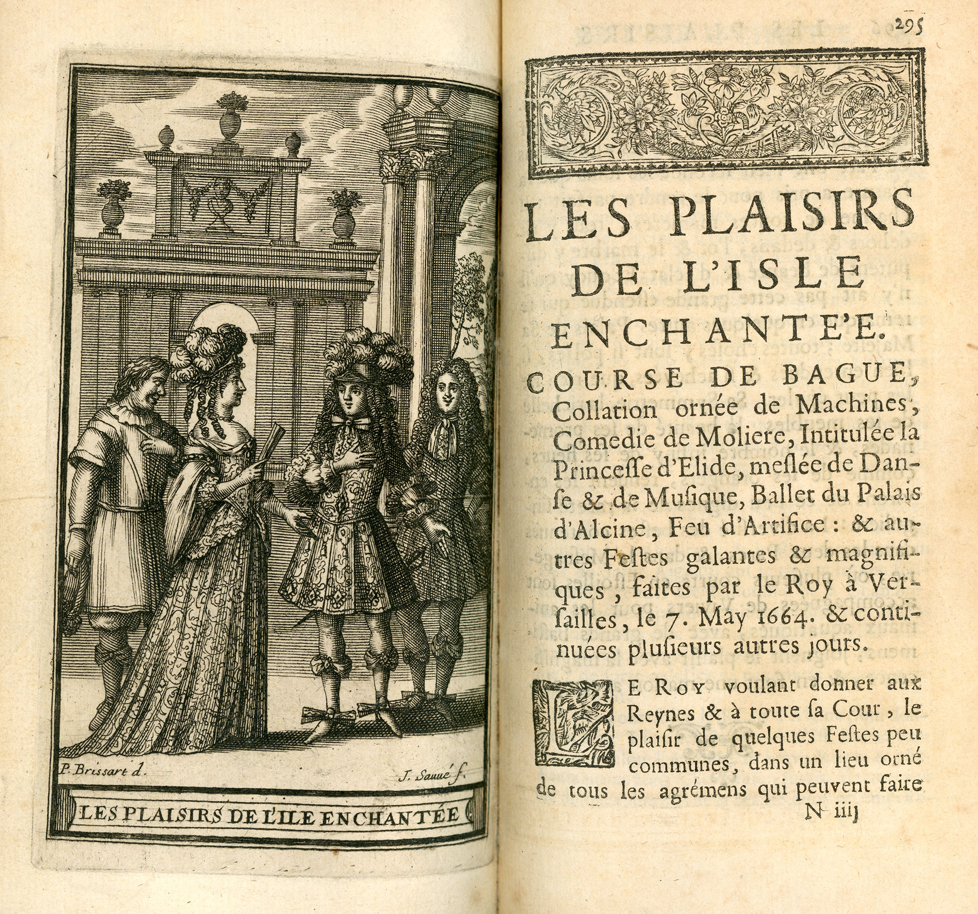 Frontispice et début du texte de la pièce