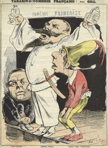 Tabarin, caricature