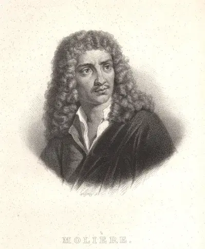 Molière / gravure par Geoffroy