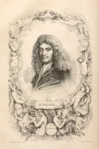 Molière / gravé par Porret, dessiné par Tony Johannot