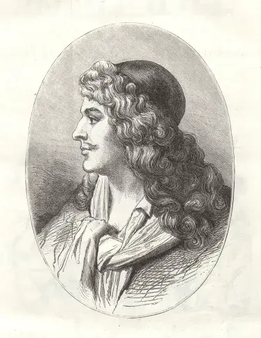 Molière / gravure d'après le buste de Houdon
