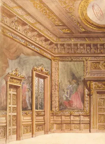 La Chambre de Desdemona : ferme à l'italienne / Pierre-Luc-Charles Cicéri, atelier de Cicéri, 1829