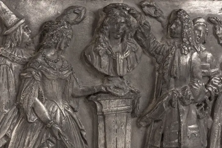 Couronnement du buste de Molière