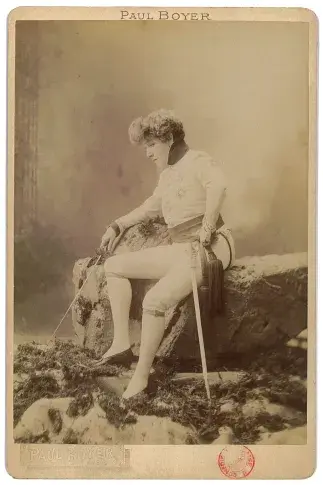 « L’Aiglon » au Théâtre Sarah-Bernhardt, 1900. Photo. Boyer
