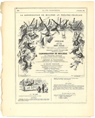 La canonisation de Molière au Théâtre-Français