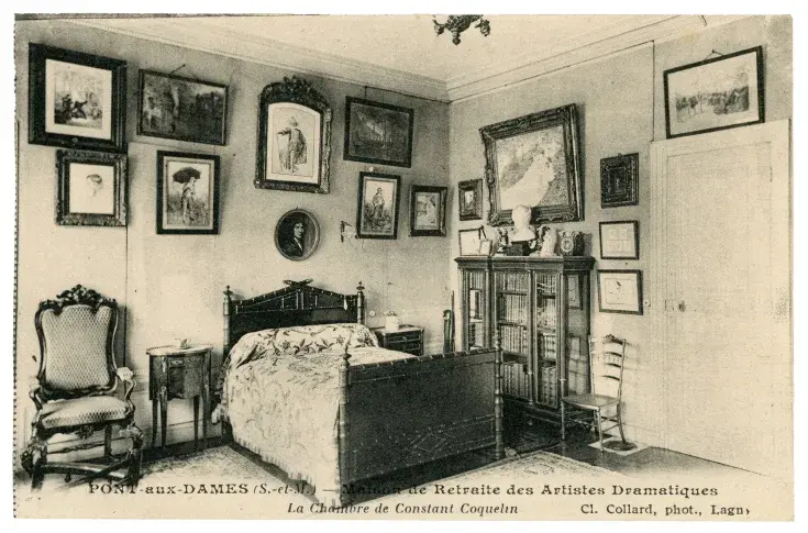 Pont-aux-Dames, Maison de Retraite des Artistes Dramatiques, la Chambre de Constant Coquelin