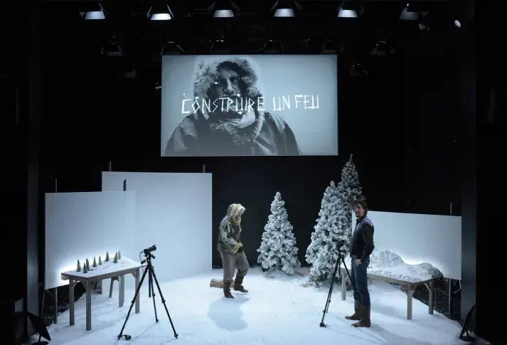 « Construire un feu » de Jack London, adapté et mis en scène par Marc Lainé, Studio-Théâtre, 2018
