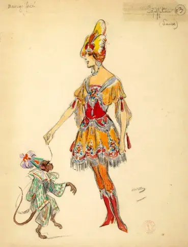 Le Mariage forcé, 1922, une Egyptienne
