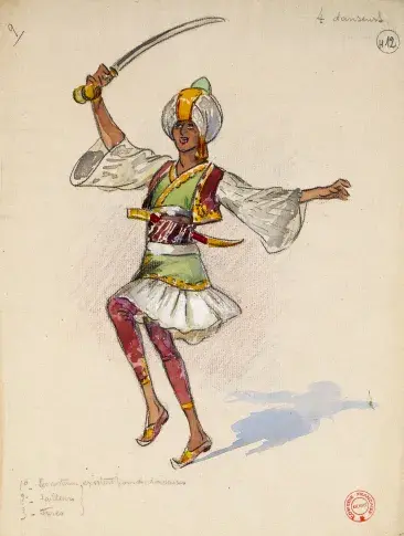 Le Bourgeois gentilhomme, 1938, Danseurs