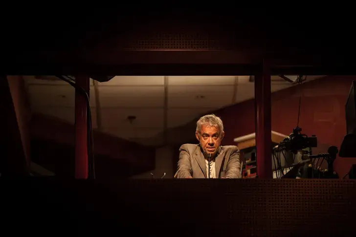 « Comme une pierre qui… », mise en scène et adaptation de Marie Rémond et Sébastien Pouderoux, texte d'après Greil Marcus, Studio-Théâtre, 2015