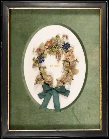 Couronne de fleurs séchées de Rachel, 15 mai 1841