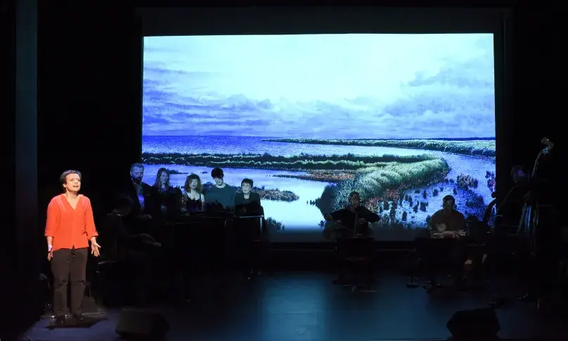 « Cabaret Léo Ferré », direction artistique de Claude Mathieu, arrangements et direction musicale de Benoît Urbain, Studio-Théâtre, 2016