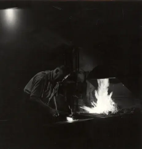 La forge, quatrièmes dessous, 1958