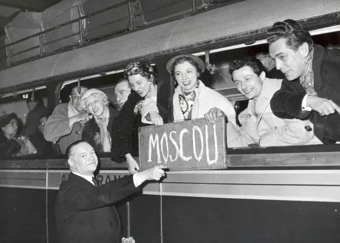 Tournée de la Comédie-Française en URSS en 1954 (Universal photo)