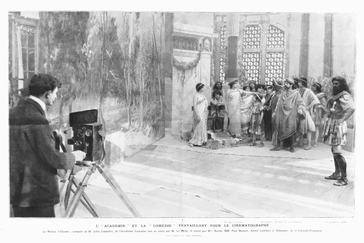 "Le Retour d'Ulysse", film muet réalisé par André Calmettes et Charles Le Bargy