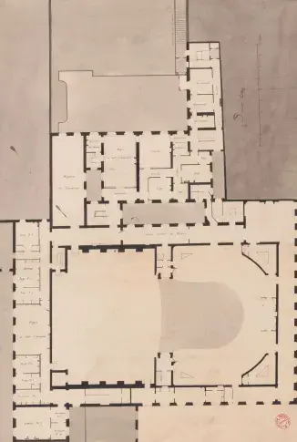 Théâtre de la rue de Richelieu, plan [1800-1850]