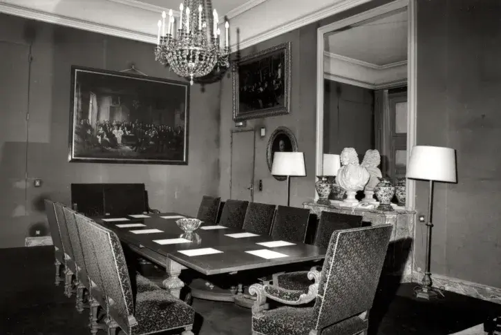 Salle Richelieu, la salle du comité après 1976