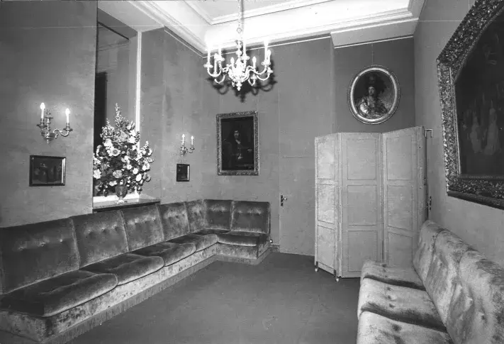 Salle Richelieu, le foyer La Grange, 1976, après rénovation