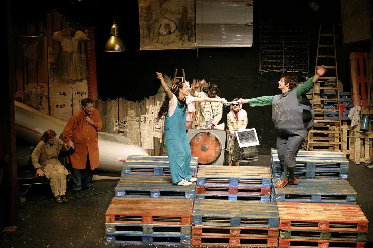 « Bouli Miro » de Fabrice Melquiot, mise en scène de Christian Gonon, Studio-Théâtre, 2003