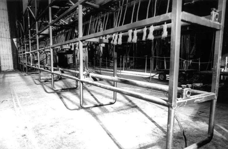 Salle Richelieu, une herse lumière, depuis 1994