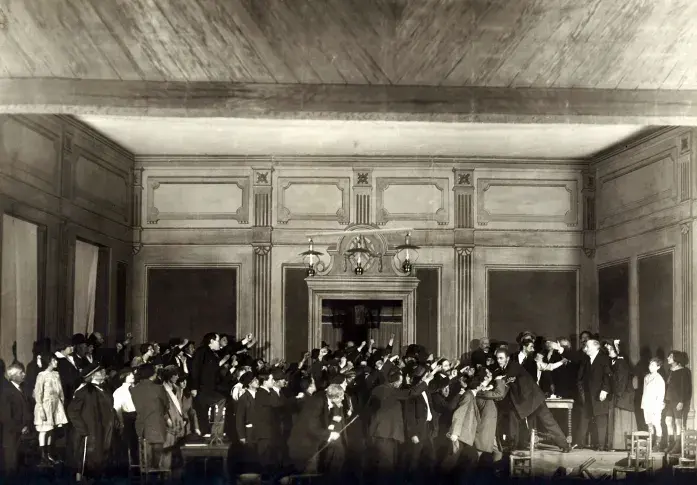 « Un ennemi du peuple » d’Henrik Ibsen, Salle Richelieu, 1921. Photographie Bert