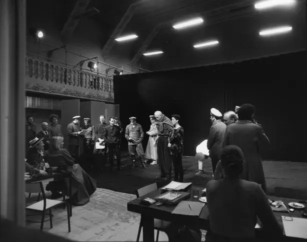 « Le Prince de Hombourg » d'Heinrich von Kleist, mise en scène d’Alexander Lang, Théâtre Mogador, répétitions, 1994