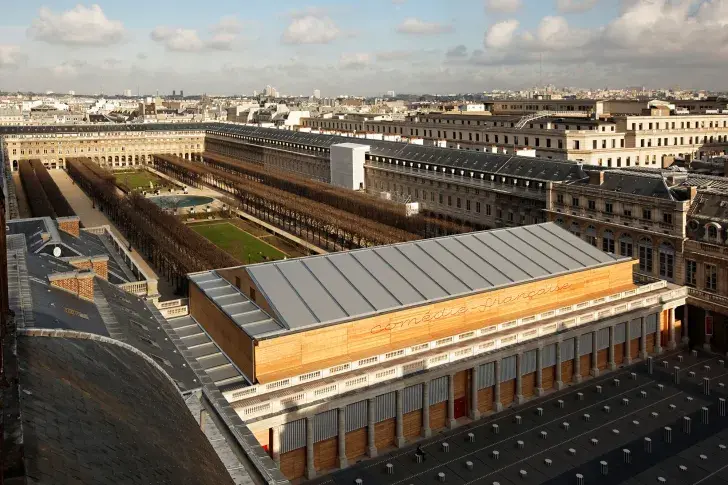 Théâtre Éphémère dans le jardin du Palais-Royal, 2012